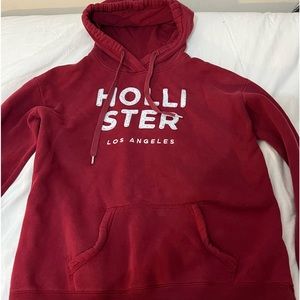 I’m selling a hoodie, Brand: HOLLISTER, Size: M, Color: Red